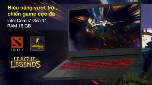 Laptop MSI Gaming Pulse GL66 11UDK i7 11800H/16GB/512GB/4GB RTX3050Ti/144Hz/Balo/Chuột/Win10 (816VN) - Ảnh 5