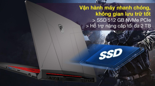 Laptop MSI Gaming Pulse GL66 11UDK i7 11800H/16GB/512GB/4GB RTX3050Ti/144Hz/Balo/Chuột/Win10 (816VN) - Ảnh 7